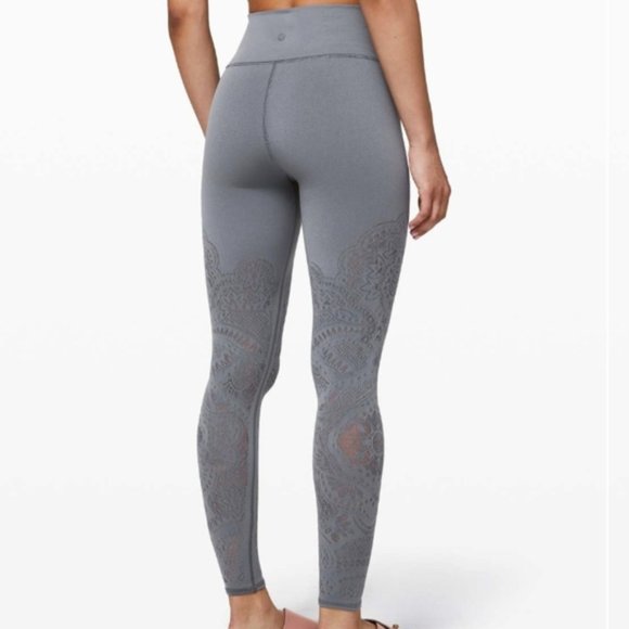 Lululemon Reveal Tight *Zen Expression Solar Grey - Picture 1 of 12